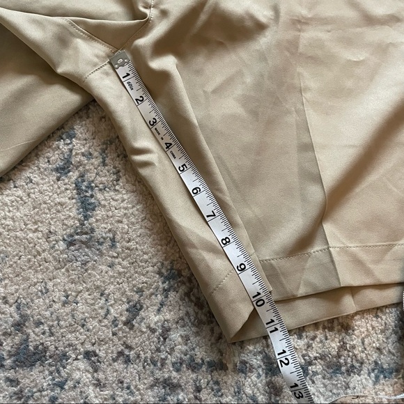 PGA Tour | Performance Golf Shorts Mens Size 42 Stretch 10” Inseam Khaki Tan - Picture 8 of 8